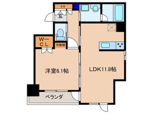 ＫＯＮＡ天神橋の物件間取画像